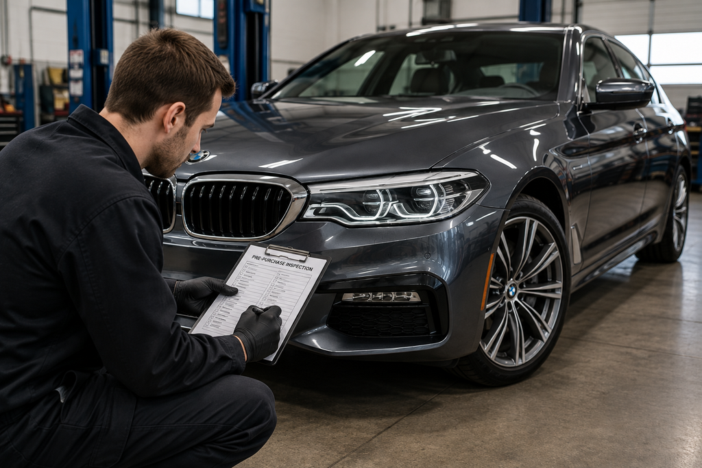 Used BMW 530i G30 pre-purchase inspection